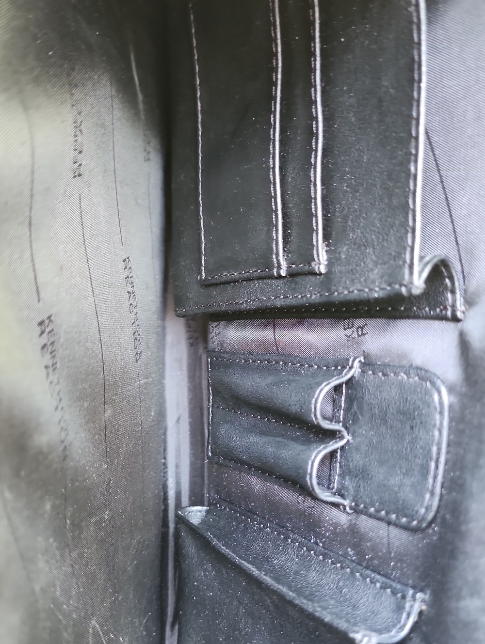 Kenneth Cole Black Leather Briefcase - Picture 13 of 17